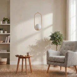 Hängeleuchte Dione, opal/creme, 1-flammig