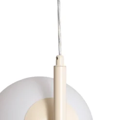 Hängeleuchte Dione, opal/creme, 4-flammig