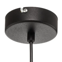 Hängeleuchte Dione, vierflammig, schwarz