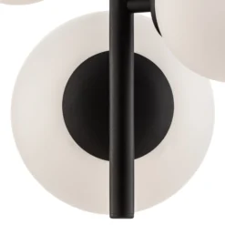 Hängeleuchte Dione, vierflammig, schwarz