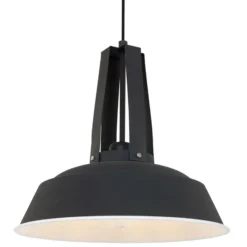 Hängeleuchte Eden, schwarz, Metall, E27-Fassung