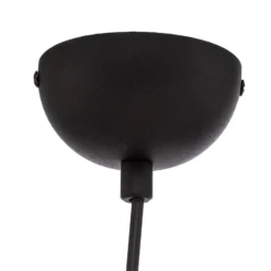 Hängeleuchte Efe 2155, Schirm aus Rauchglas, Ø15cm