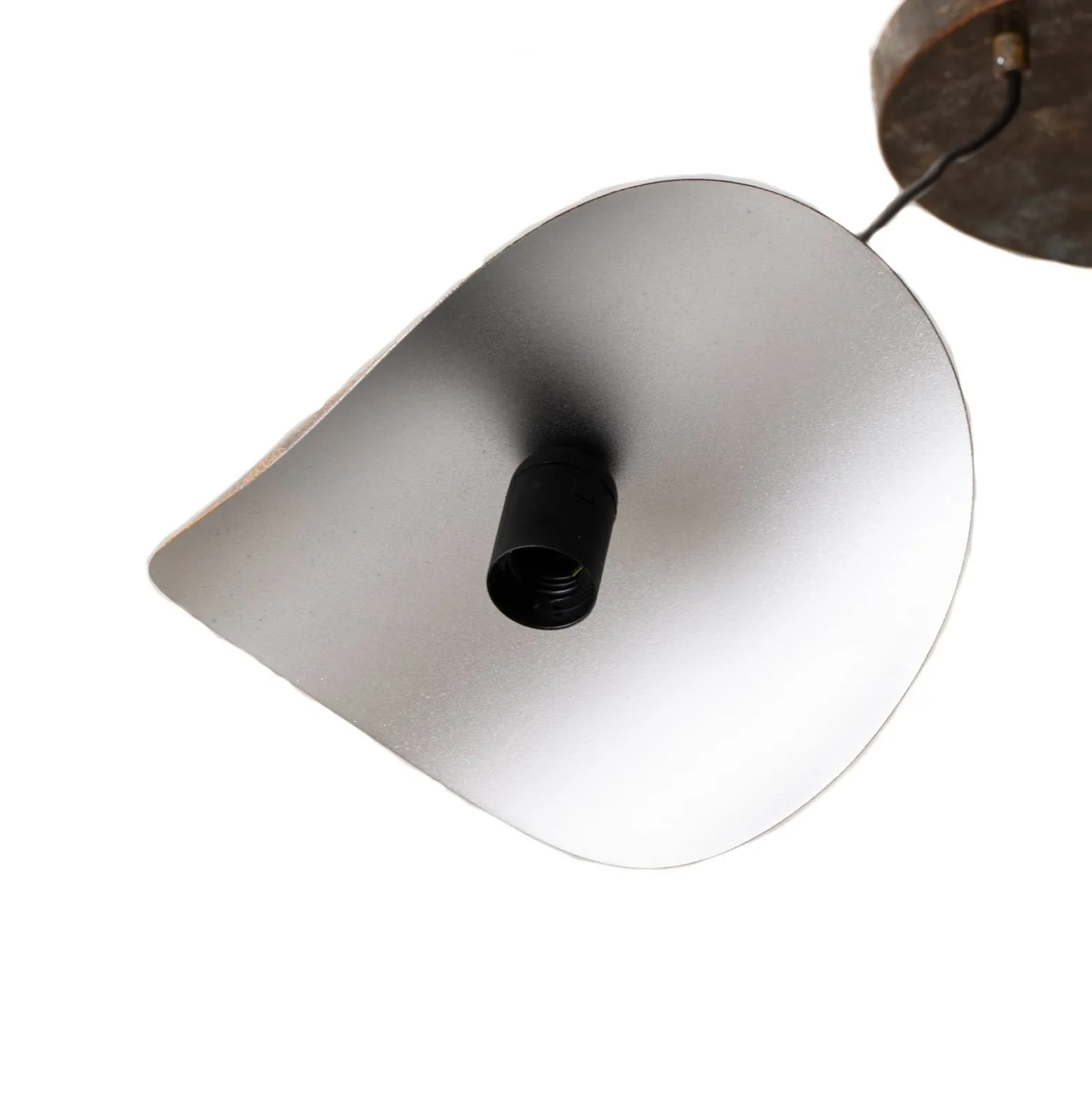 Hängeleuchte Eger, 3-flammig, schwarz, Metall, Ø 50 cm