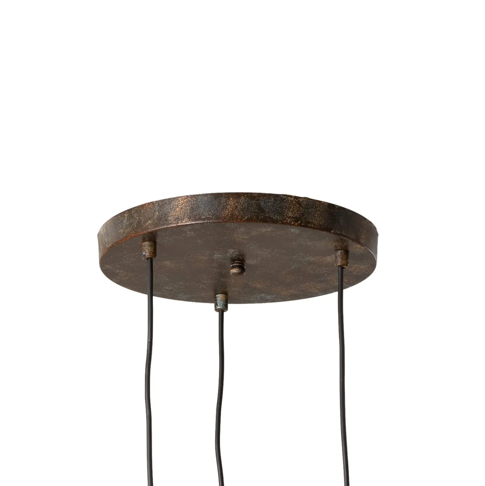 Hängeleuchte Eger, 3-flammig, schwarz, Metall, Ø 50 cm