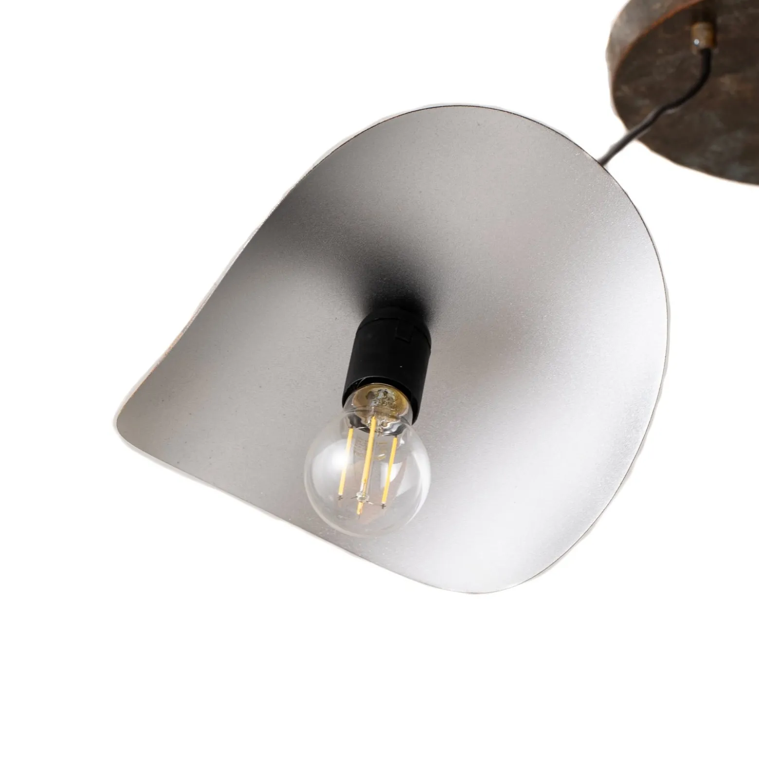 Hängeleuchte Eger, 3-flammig, schwarz, Metall, Ø 50 cm