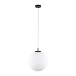 Hängeleuchte Esme, Opalglas, einflammig, Ø 35 cm