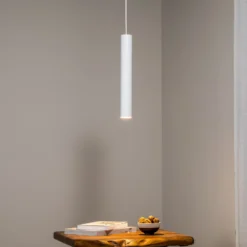 Hängeleuchte Eye, 1fl, weiß, Schirmhöhe 40 cm