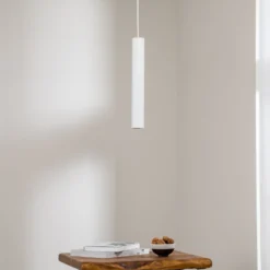 Hängeleuchte Eye, 1fl, weiß, Schirmhöhe 40 cm