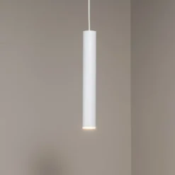 Hängeleuchte Eye, 1fl, weiß, Schirmhöhe 40 cm