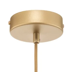 Hängeleuchte Fera, gold/schwarz gesprenkelt, Ø90cm