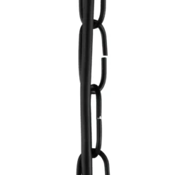 Hängeleuchte Fishnet aus Metall in Schwarz Ø 45 cm