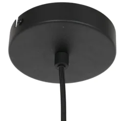 Hängeleuchte Flinter, schwarz, Metall, Ø 50 cm, E27
