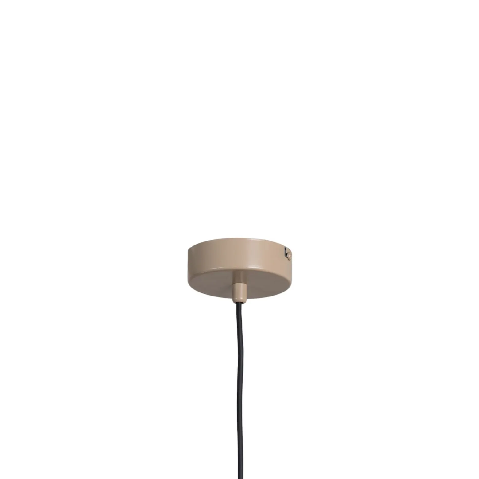 Hängeleuchte Form 4, beige, Metall, 4-flammig, Kegel, E27