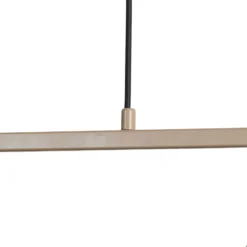 Hängeleuchte Form 4, beige, Metall, 4-flammig, Kegel, E27