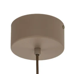 Hängeleuchte Funda, beige, Ø 30 cm, 1-flammig, Metall/Glas