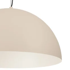 Hängeleuchte Gaetano 1, Ø 53 cm, sand/creme, Stahl