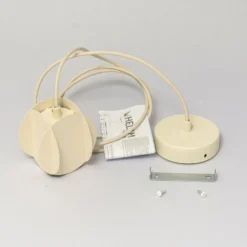 Hängeleuchte GAMBIT, cremeweiß, Ø 10 cm, Metall, GU10-LED