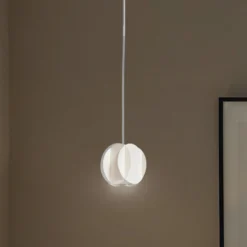 Hängeleuchte GAMBIT, cremeweiß, Ø 10 cm, Metall, GU10-LED