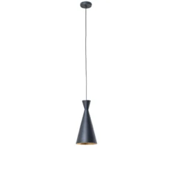 Hängeleuchte Glenora, schwarz, Ø 18 cm, Metall, E27