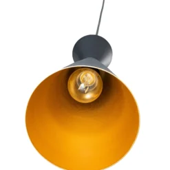 Hängeleuchte Glenora, schwarz, Ø 18 cm, Metall, E27