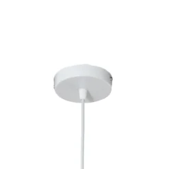 Hängeleuchte Glenora, weiß, Ø 18 cm, Metall, E27