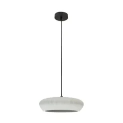 Hängeleuchte 2592, grau, Ø 29 cm, Ton, G9