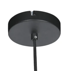 Hängeleuchte Halo Cirque, schwarz, Metall, Ø 50 cm, E27