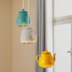 Hängeleuchte Jasse Kaffeekanne 3fl multicolour