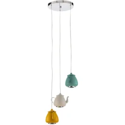 Hängeleuchte Jasse Kaffeekanne 3fl multicolour