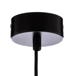 Hängeleuchte Kaja mit Glaskugel klar, Ø 24 cm