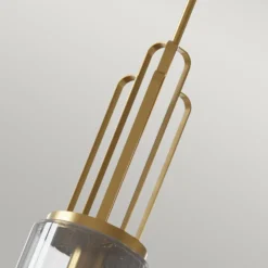 Hängeleuchte Kimrose, 1-flammig, messing