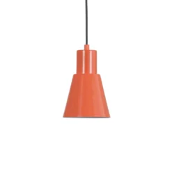 Hängeleuchte Konikkem, orange, Metall, Ø 14 cm, E27