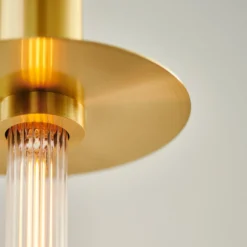 Hängeleuchte Liberty Disc, goldfarben