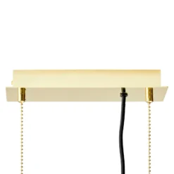 Hängeleuchte Limbo, Marmor, braun, 2-flg., höhenverstellbar