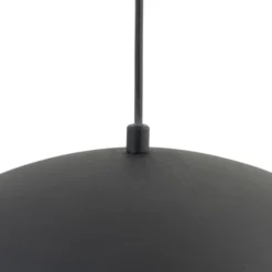 Hängeleuchte Lipeo, schwarz/gold, Ø 50 cm, Metall, E27