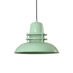 Hängeleuchte Lorenz, mintgrün, Ø 34 cm, Metall, E27