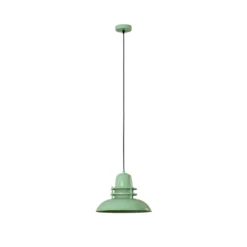 Hängeleuchte Lorenz, mintgrün, Ø 34 cm, Metall, E27