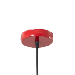 Hängeleuchte Lorenz, rot, Ø 34 cm, Metall, E27