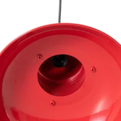 Hängeleuchte Lorenz, rot, Ø 34 cm, Metall, E27
