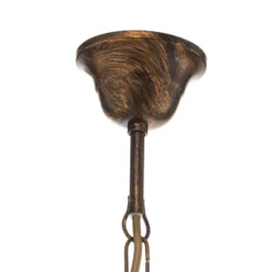Hängeleuchte Lucrezia dreiflammig, bronze