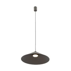 Hängeleuchte Lume L, braun, Metall, Ø 40 cm, GX53