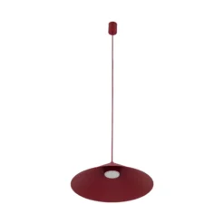Hängeleuchte Lume L, burgunderrot, Metall, Ø 40 cm, GX53