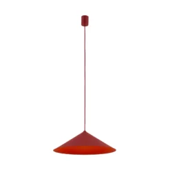 Hängeleuchte Lume L, burgunderrot, Metall, Ø 40 cm, GX53