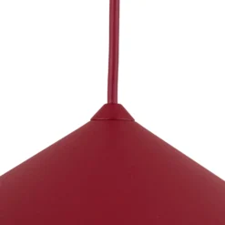 Hängeleuchte Lume L, burgunderrot, Metall, Ø 40 cm, GX53