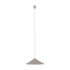 Hängeleuchte Lume L, greige, Metall, Ø 40 cm, GX53