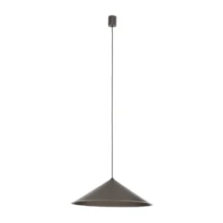 Hängeleuchte Lume XL, braun, Metall, Ø 49 cm, GX53