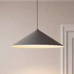 Hängeleuchte Lume XL, braun, Metall, Ø 49 cm, GX53
