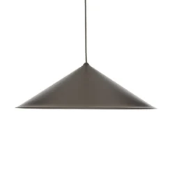Hängeleuchte Lume XL, braun, Metall, Ø 49 cm, GX53