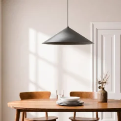 Hängeleuchte Lume XL, braun, Metall, Ø 49 cm, GX53