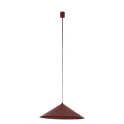 Hängeleuchte Lume XL, burgunderrot, Metall, Ø 49 cm, GX53